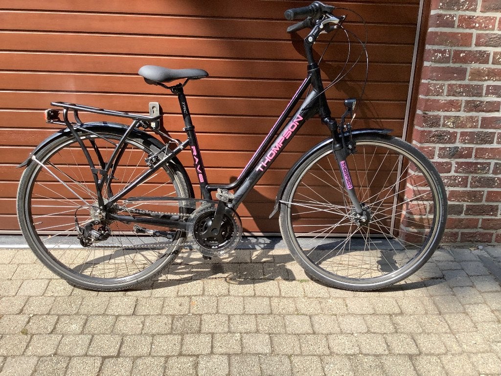 Prachtige damesfiets Thompson Rave maat 44, Fietsen en Brommers, Velgrem, Versnellingen, Zo goed als nieuw, Minder dan 47 cm