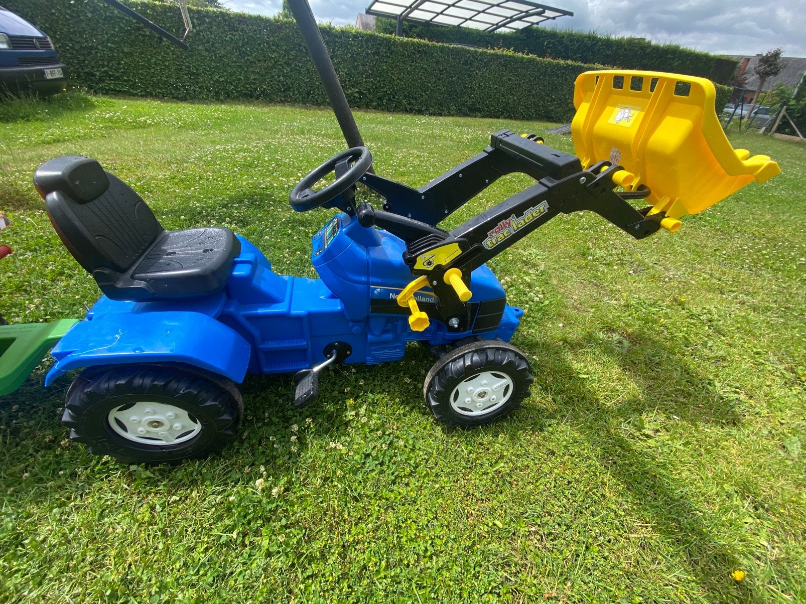 Tracteur à pédale New Holland, Enlèvement, Utilisé, Autres marques, Avec chariot ou remorque