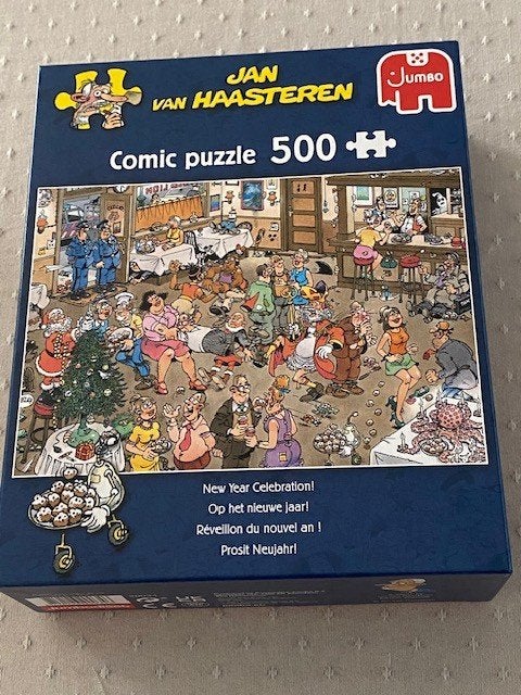 Van Haasteren : Op het nieuwe jaar ( 500 stukjes ), Hobby en Vrije tijd, Denksport en Puzzels, Ophalen of Verzenden