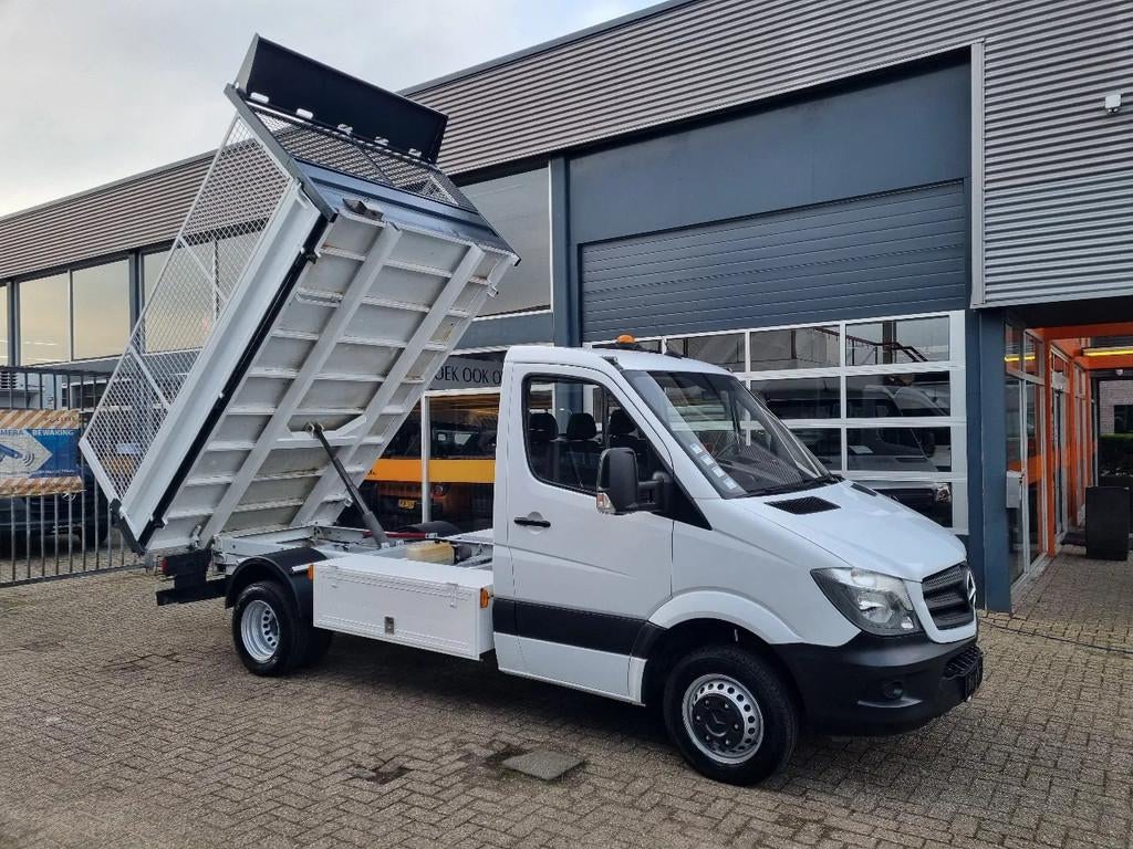 Mercedes-Benz Sprinter 513 CDI Kipper staal GVW 3500kg Trekg, Euro 5, Achat, Entreprise, Boîte manuelle
