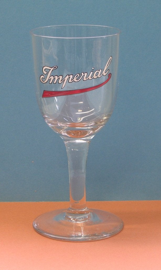 VERRE À BIÈRE IMPÉRIAL - EMAIL 401, Enlèvement, Utilisé, Verre ou Verres, Autres marques