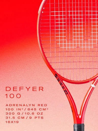 Wilson defyer 100 grip 3, Sport en Fitness, Tennis, Ophalen of Verzenden, Zo goed als nieuw, Wilson, Racket