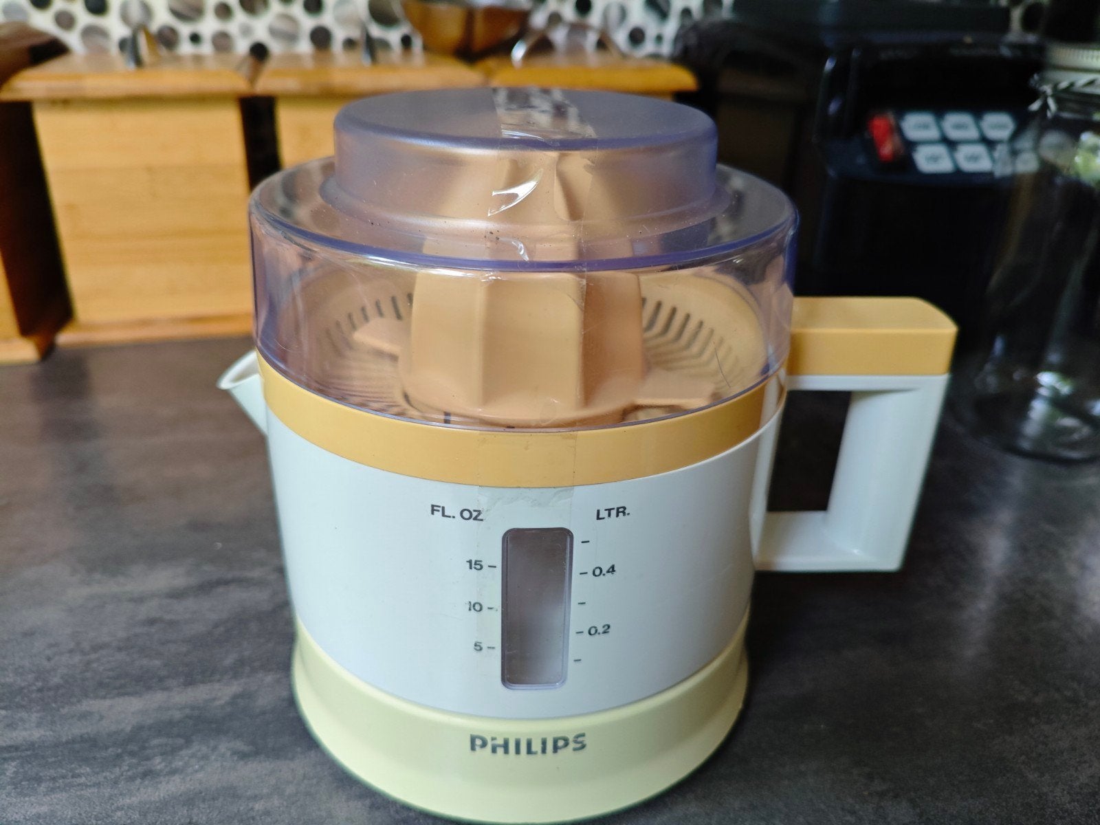 Elektrische fruitpers, Ophalen, Gebruikt