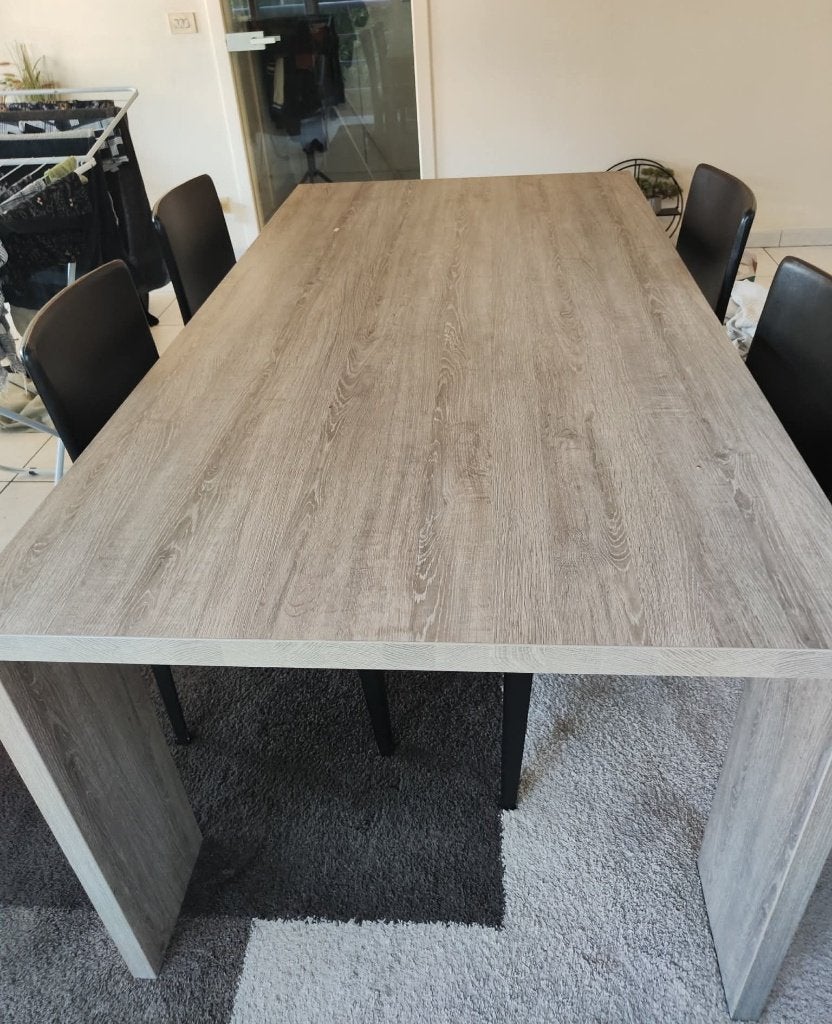 Tafel+, Huis en Inrichting, Tafels | Eettafels, Ophalen, Gebruikt, 50 tot 100 cm, Vijf personen of meer