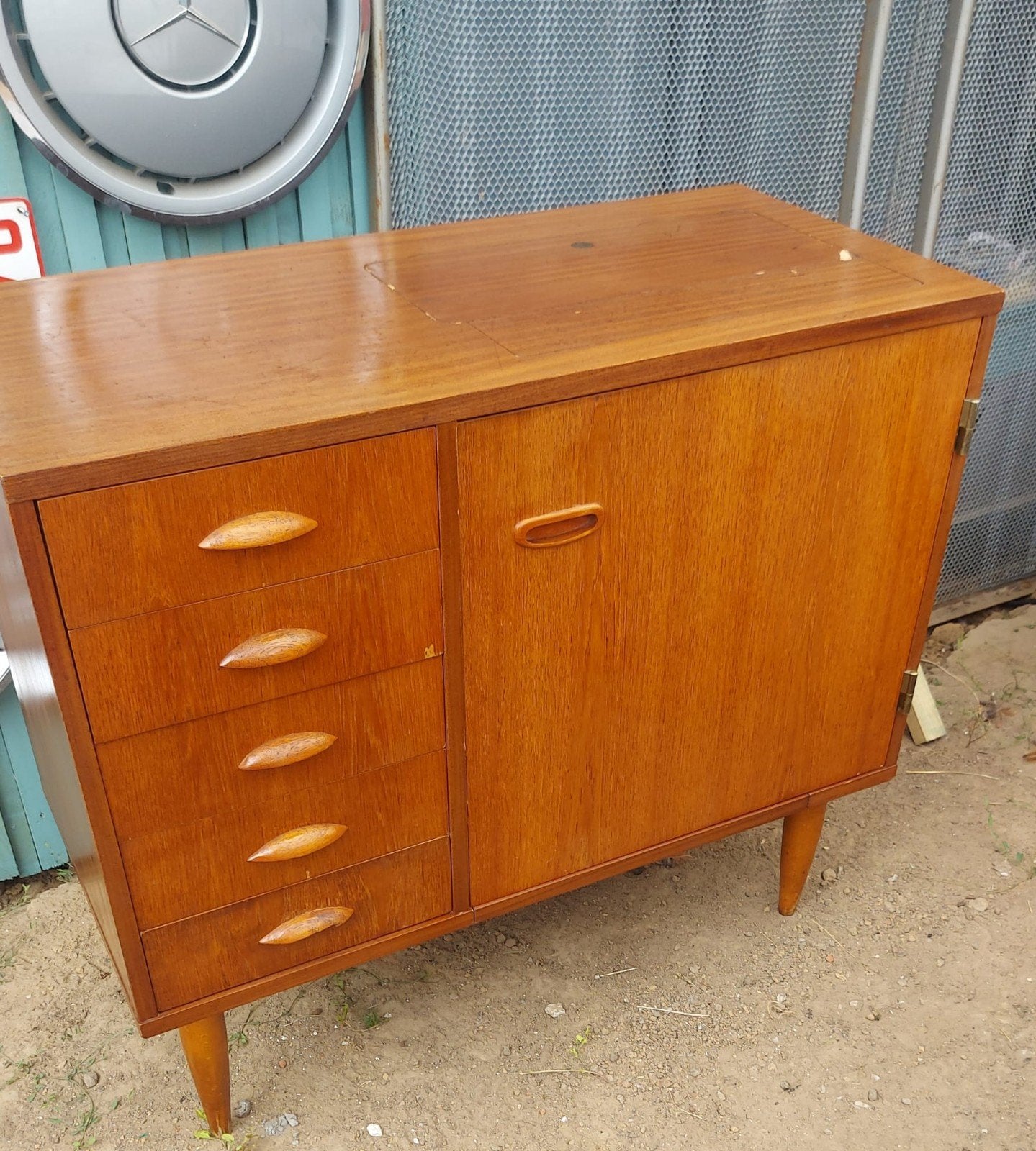 Armoire à machine à coudre vintage, Enlèvement