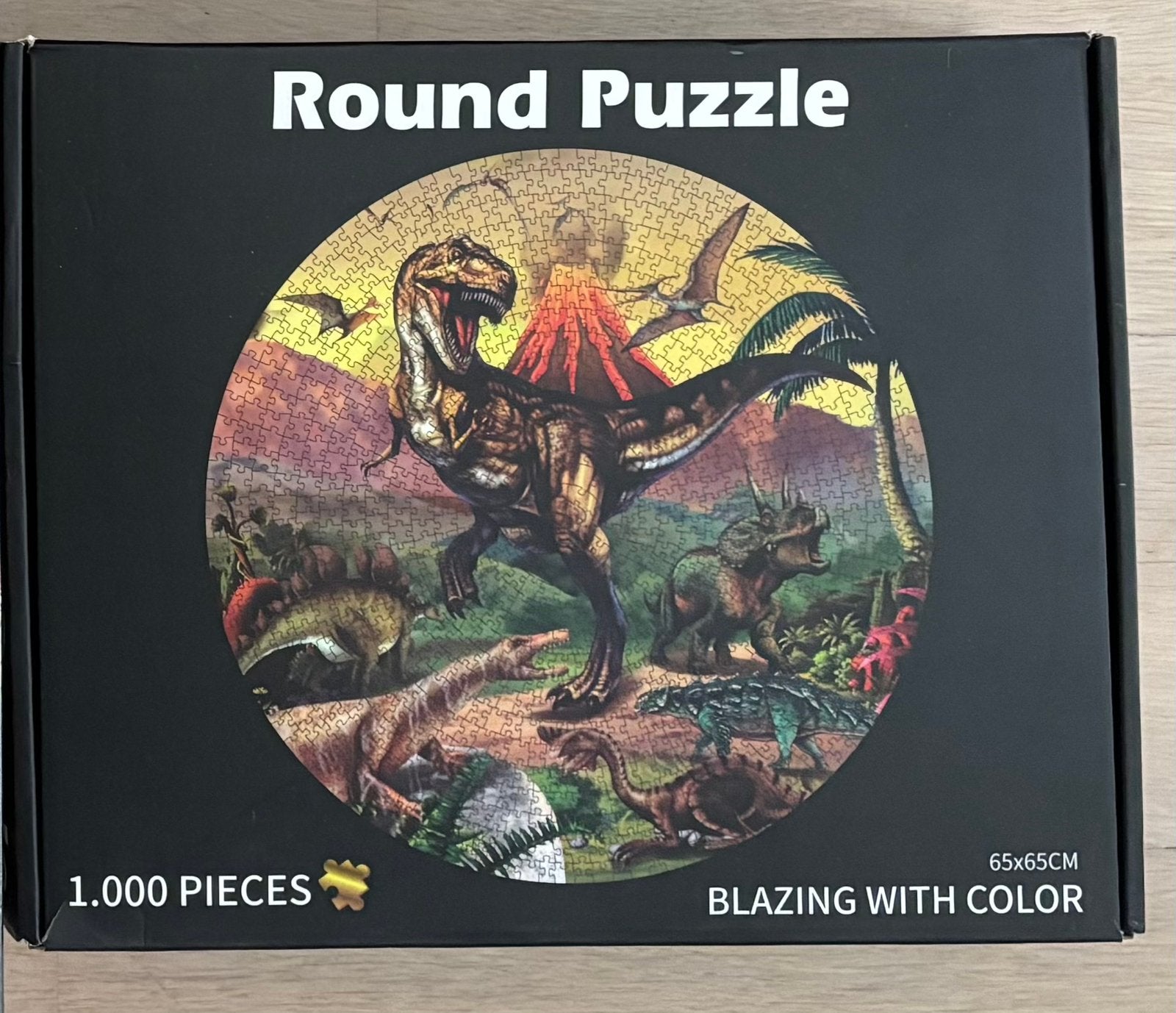 Ronde puzzel 1000 stukjes, Ophalen of Verzenden, 500 t/m 1500 stukjes, Zo goed als nieuw, Legpuzzel