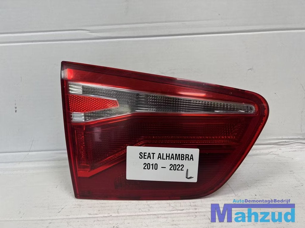 SEAT ALHAMBRA Links binnen achterlicht 7N5945093F 2010-2022, Gebruikt, Autovia A-2, Km 585 585
08760  Martorell, ES, SEAT S.A.