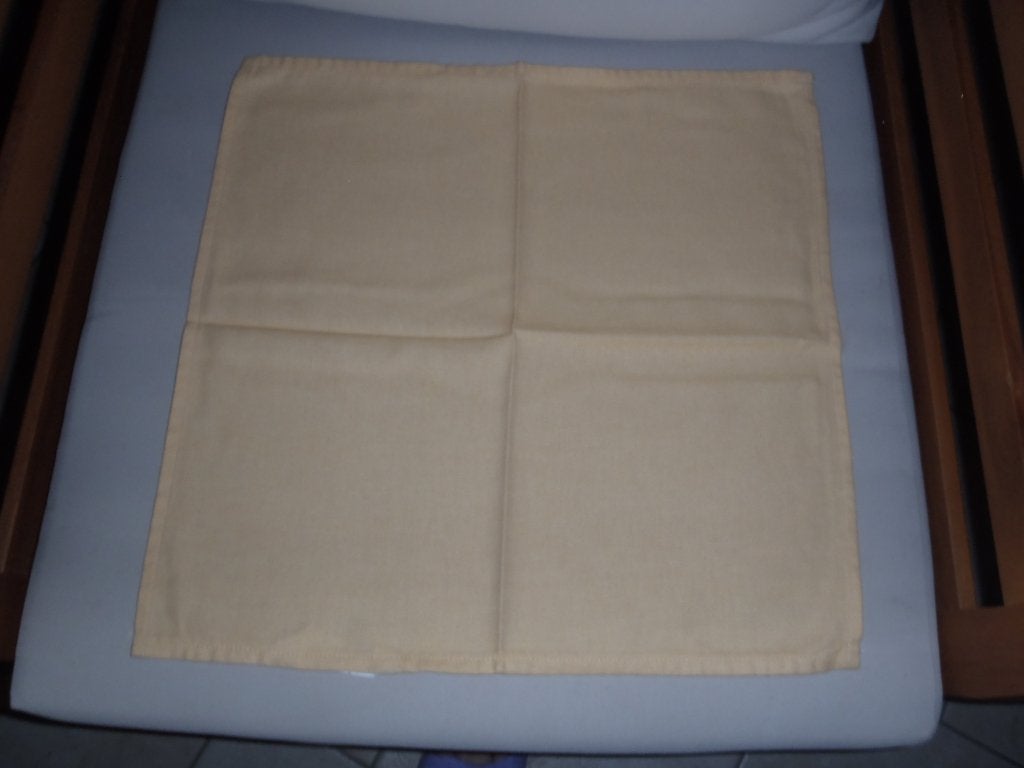 1 lot de 6 serviettes en tissu, Maison & Meubles, Neuf, Enlèvement ou Envoi, Beige, Coton