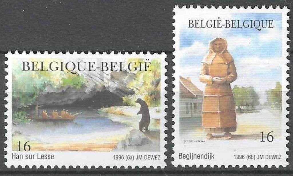 Belgique 1996 - Yvert/OBP 2640-2641 - Tourisme (PF), Envoi, Non oblitéré, Neuf