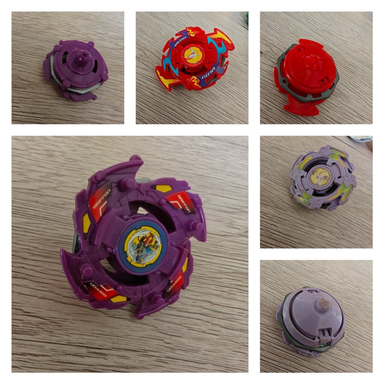 10 beyblades eerste generatie in goede staat, Ophalen of Verzenden, Gebruikt