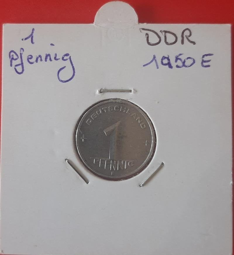 DDR - 1 Pfennig 1950 E rare, Enlèvement ou Envoi