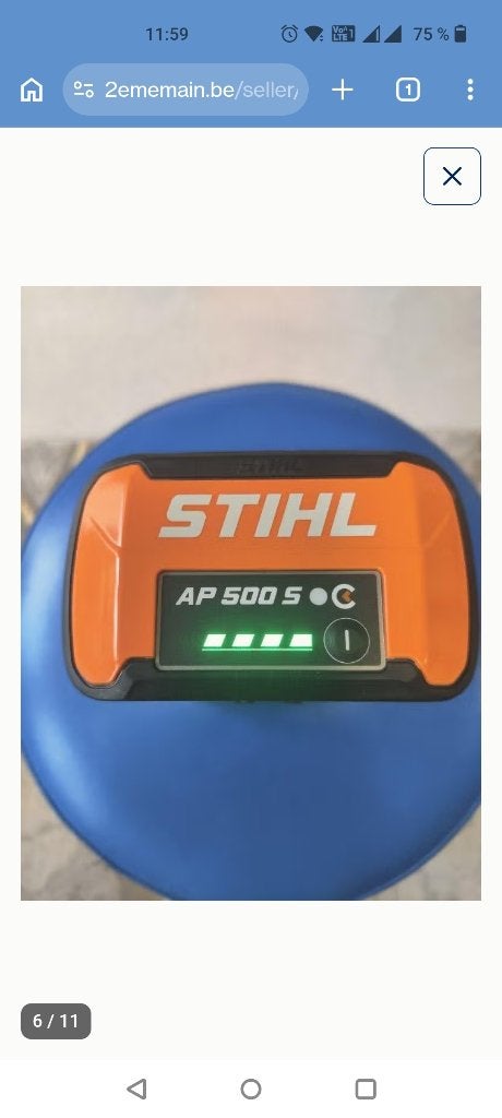 BATTERIE STIHL AP500S NEUF, Ophalen of Verzenden, Nieuw, Accu, STIHL