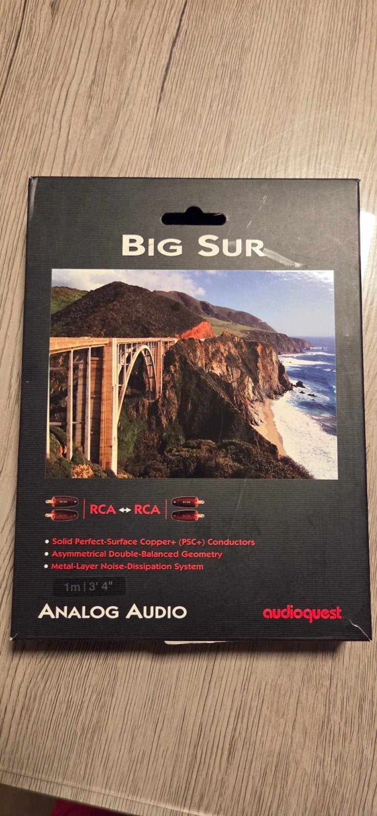 Te koop: Hoogwaardige RCA kabel Audioquest Big Sure, Ophalen, Zo goed als nieuw, Minder dan 2 meter