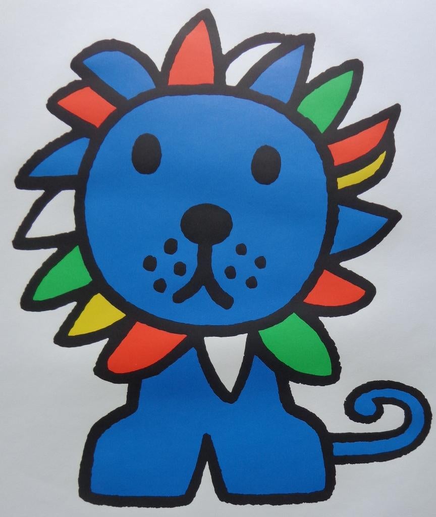 DICK BRUNA / EUROPALIA 71 HOLLAND / LITHO-AFFICHE / 65x45cm, Antiek en Kunst, Ophalen of Verzenden