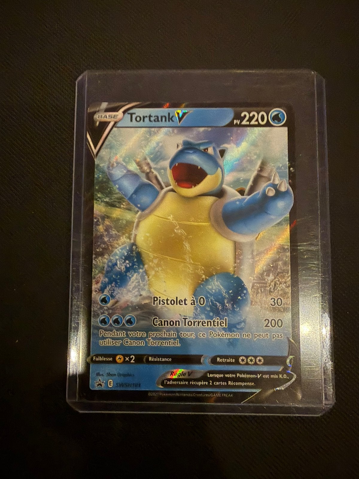 Carte Pokémon Tortank V Promo SWSH101 - Épée et Bouclier FR, Enlèvement ou Envoi, Neuf, Cartes en vrac, Foil