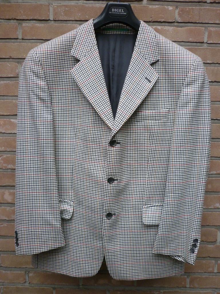 Geruite Wollen Blazer C&A, Kleding | Heren, Kostuums en vesten, Maat 48/50 (M), Nieuw, Groen, C&A