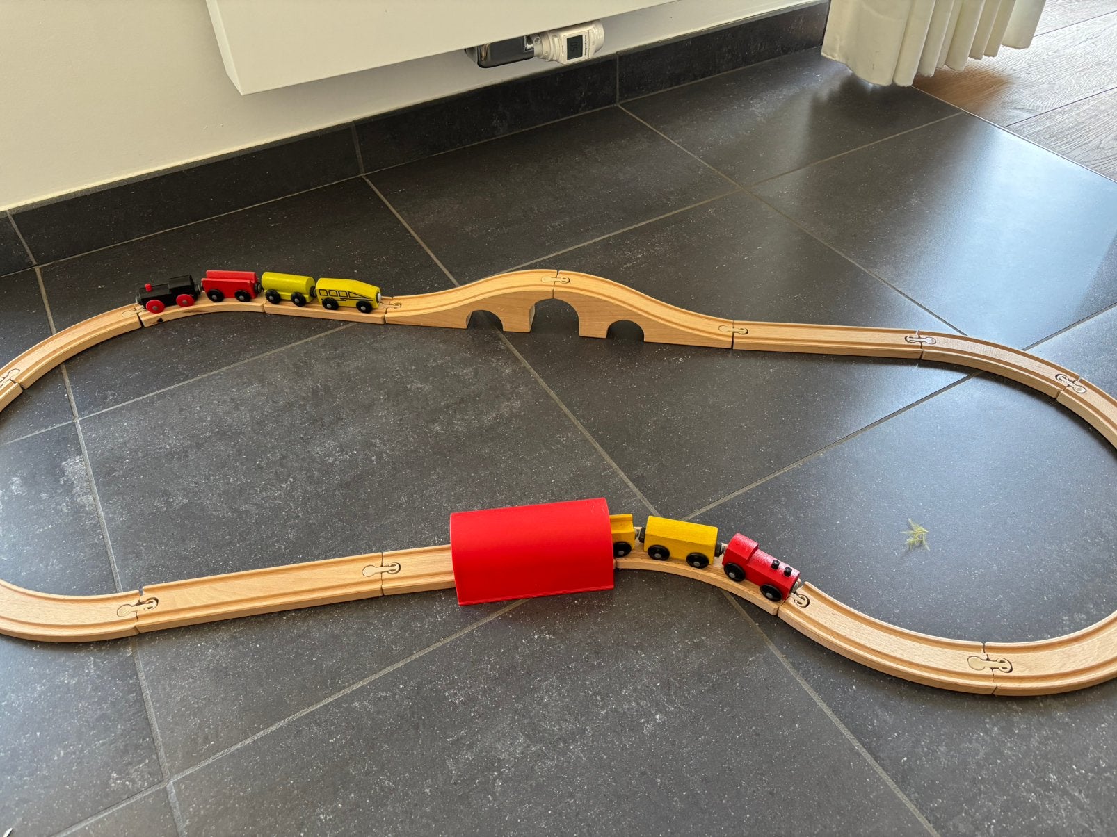 Houten treinspoor IKEA, Kinderen en Baby's, Speelgoed | Houten speelgoed, Ophalen, Zo goed als nieuw