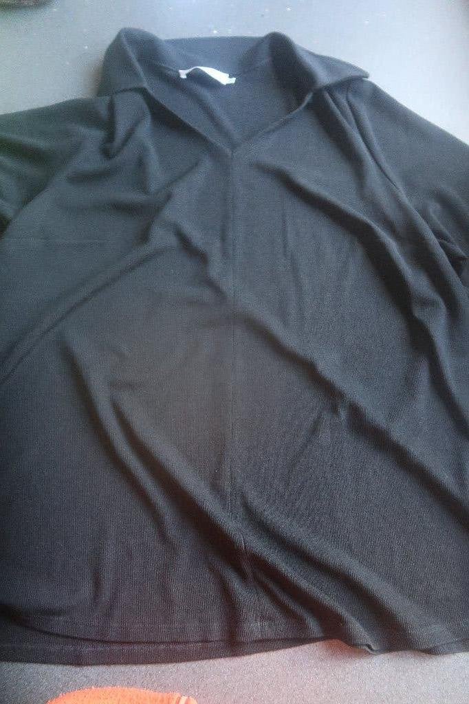 polo en lange rok zwart maat 52, Kleding | Dames, Overige typen, Zwart, Gedragen, Sallie sahne