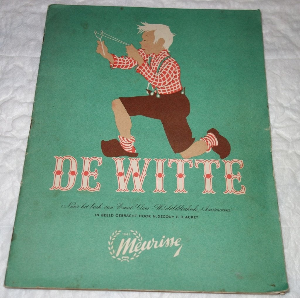 Prentenalbum De Witte (Meurisse chocolade)., Enlèvement ou Envoi, Utilisé, Ernest claes, Livre d'images