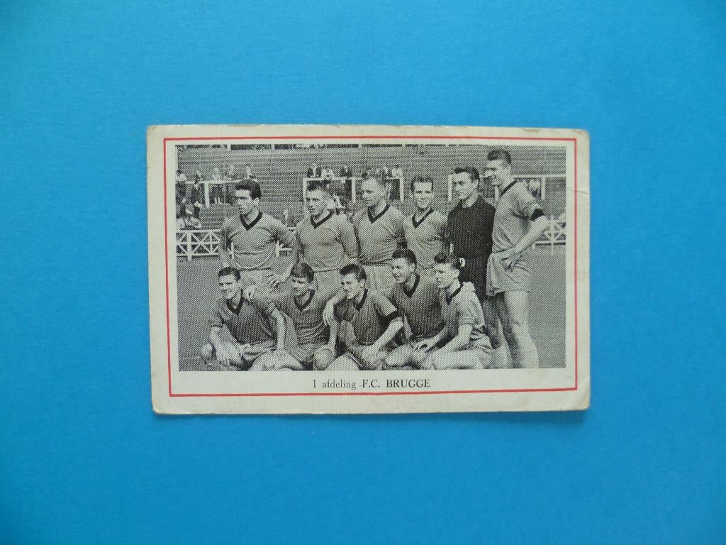 Voetbal chromos images kaarten Football FC Club Brugge 1962, Verzamelen, Ophalen of Verzenden, Gebruikt
