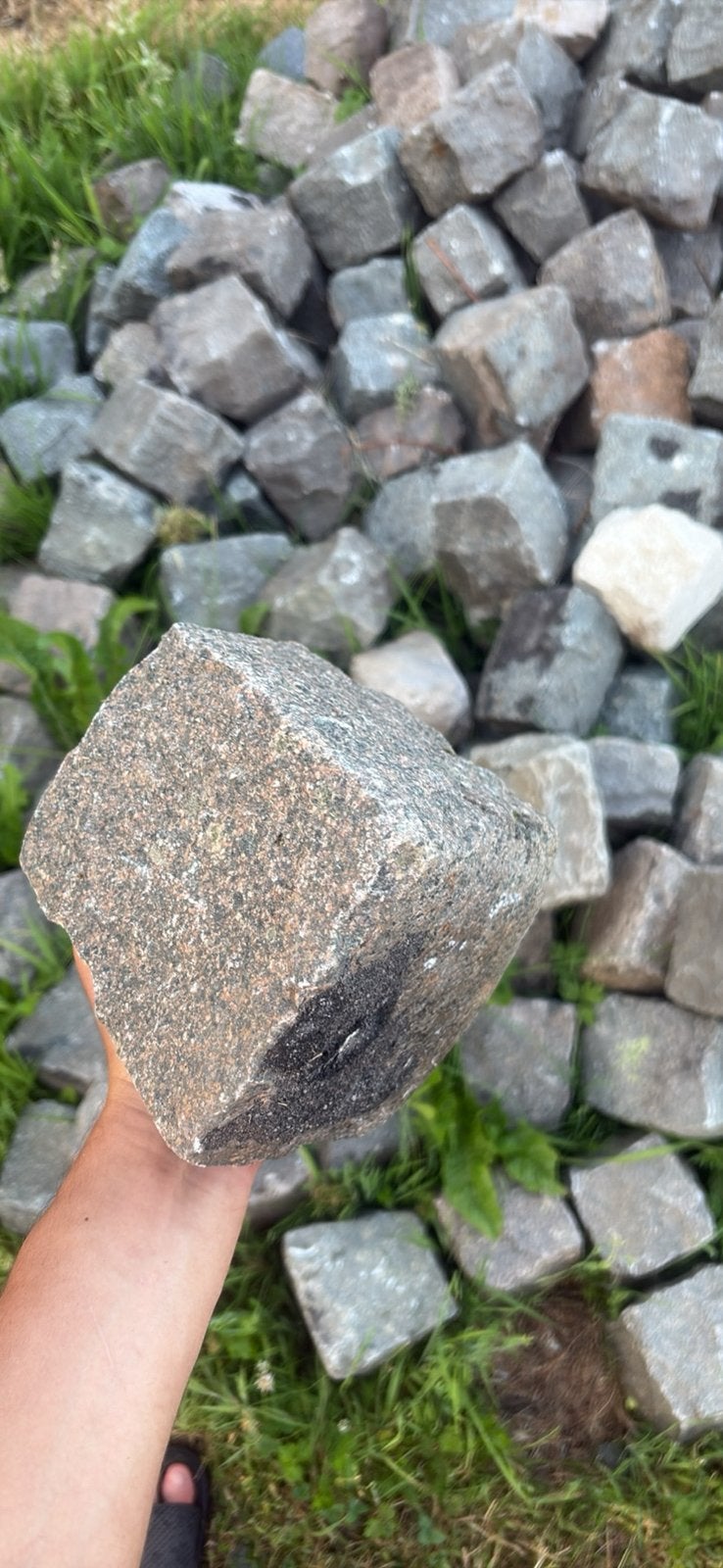 Lot de pavés en granit naturel –  200 pièces, Enlèvement ou Envoi, Comme neuf, Granit