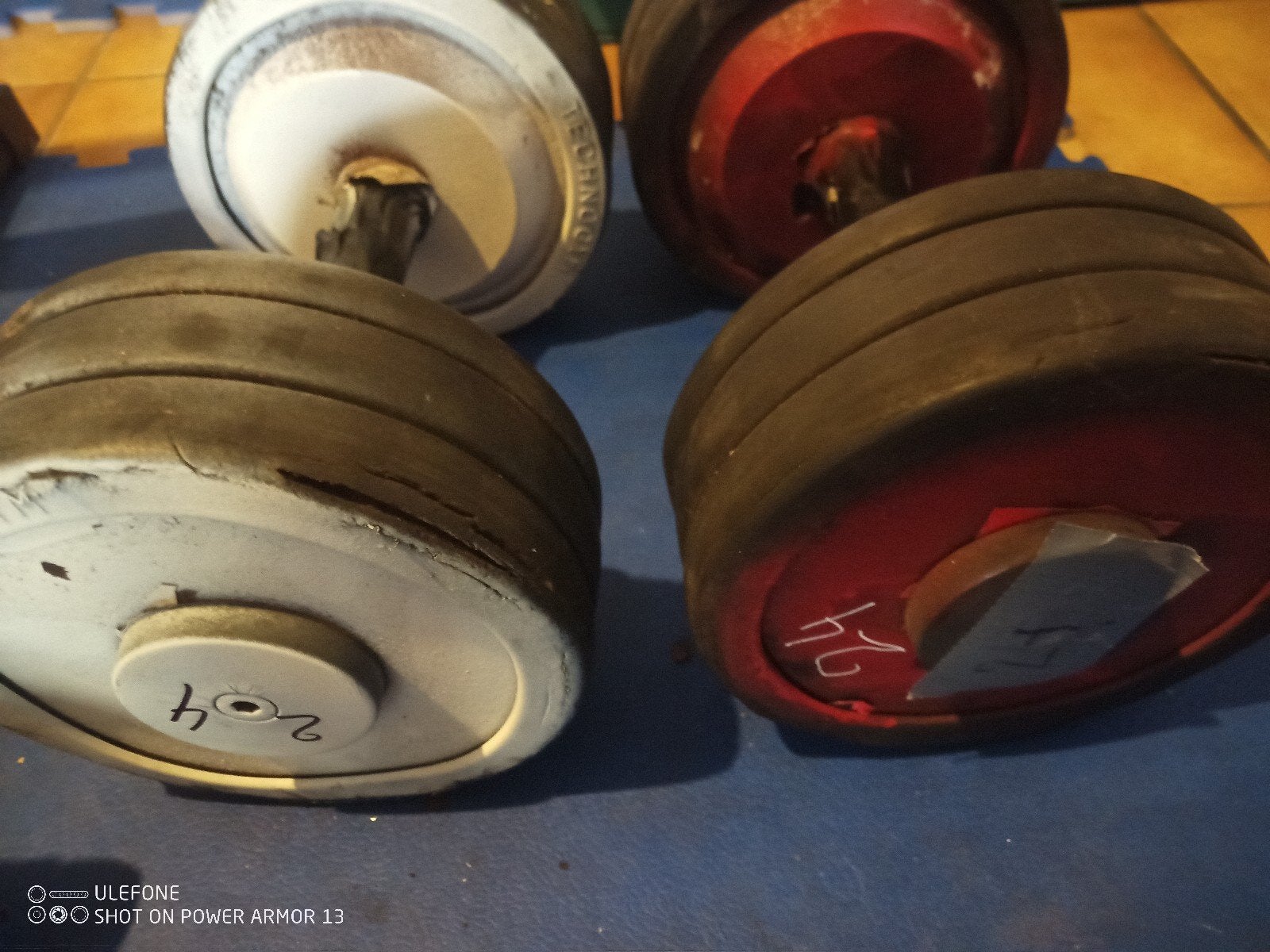 dumbells technogym 24kg, Enlèvement