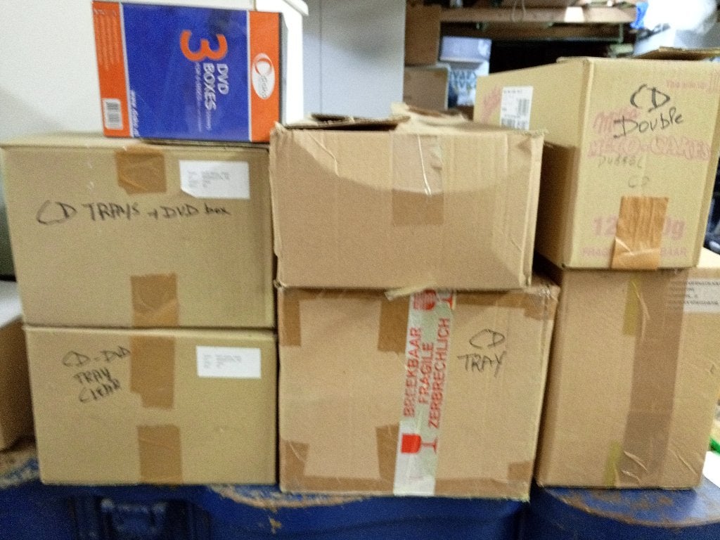 lot de boîtiers CD/DVD, neufs dans leur emballage, Enlèvement, Neuf, dans son emballage, Autres types