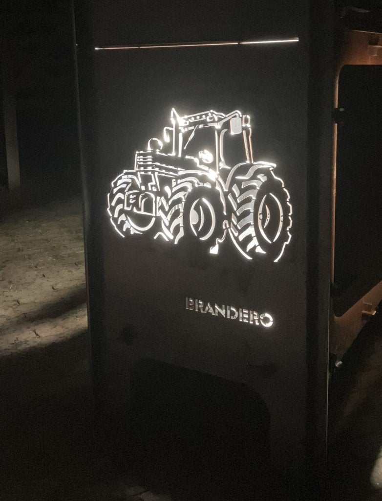 Cortenstaal BBQ Lichtbeeld 1455xl, Ophalen, Zo goed als nieuw