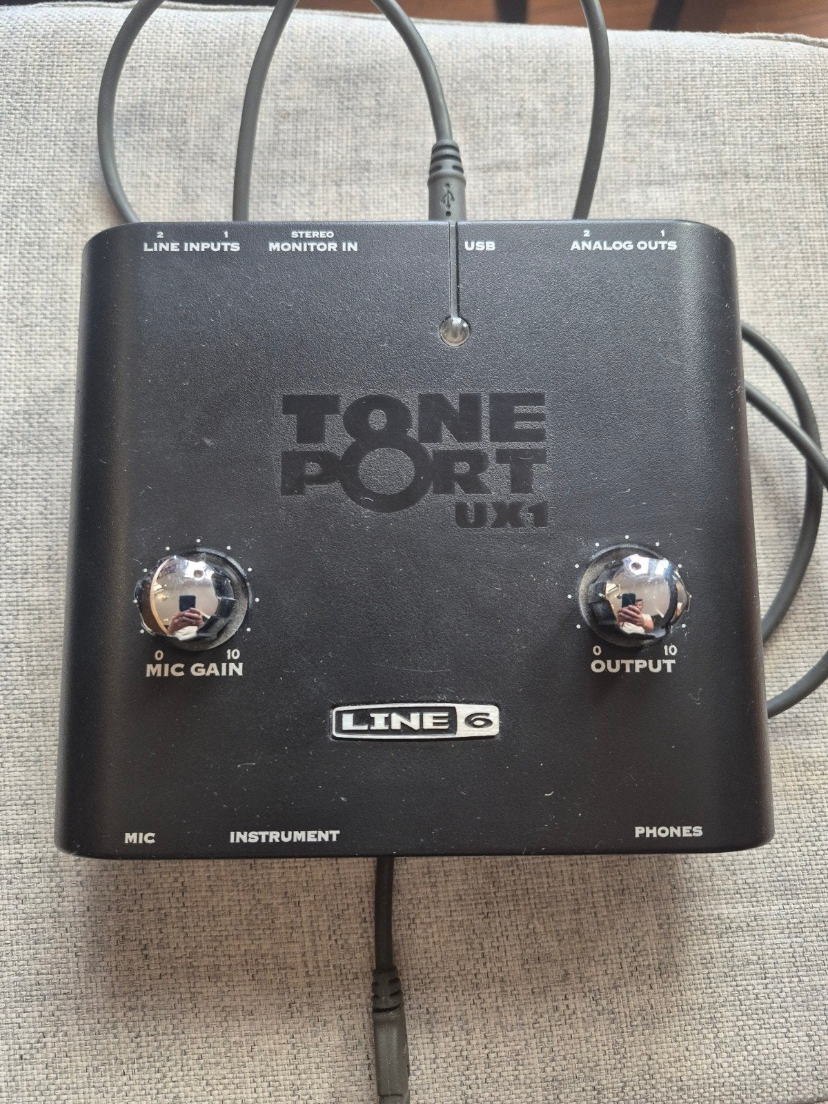 Line 6 TonePort UX1 – interface audio USB guitare/micro, Enlèvement, Utilisé