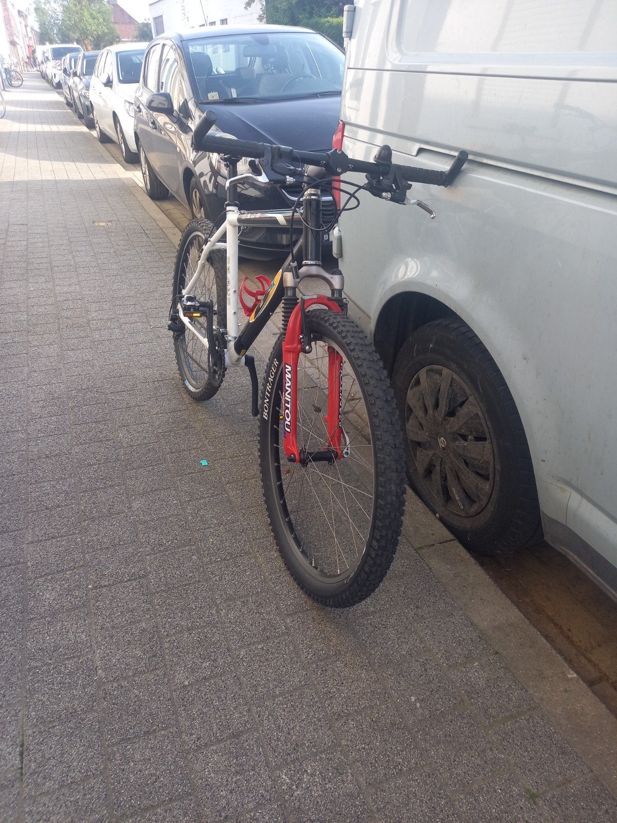 Mountainbike manitu magnum, Ophalen