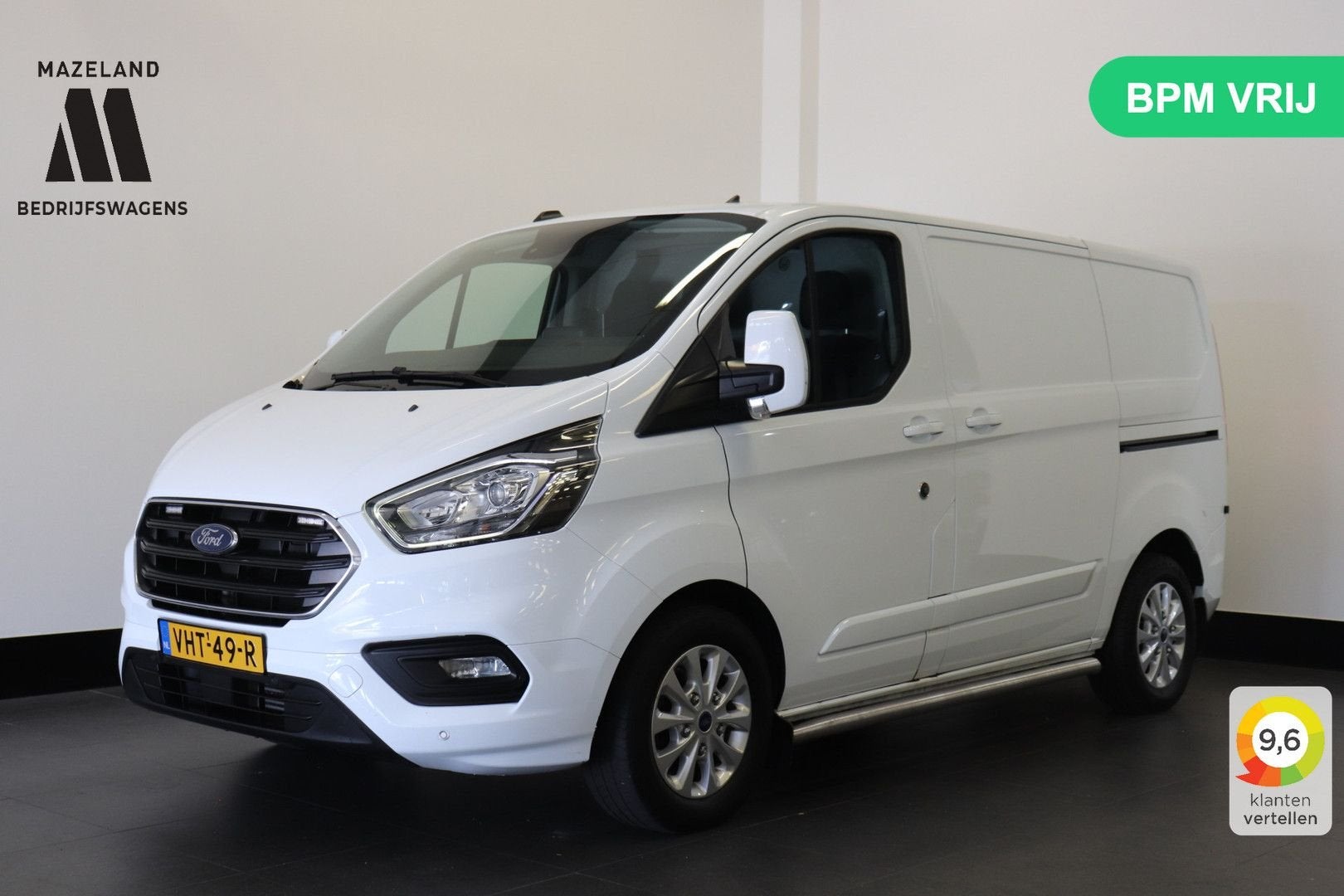 Ford Transit Custom 2.0 TDCI 130PK 2xSchuifdeur EURO 6 - Air, Wit, Ford, Te koop, Parkeersensor