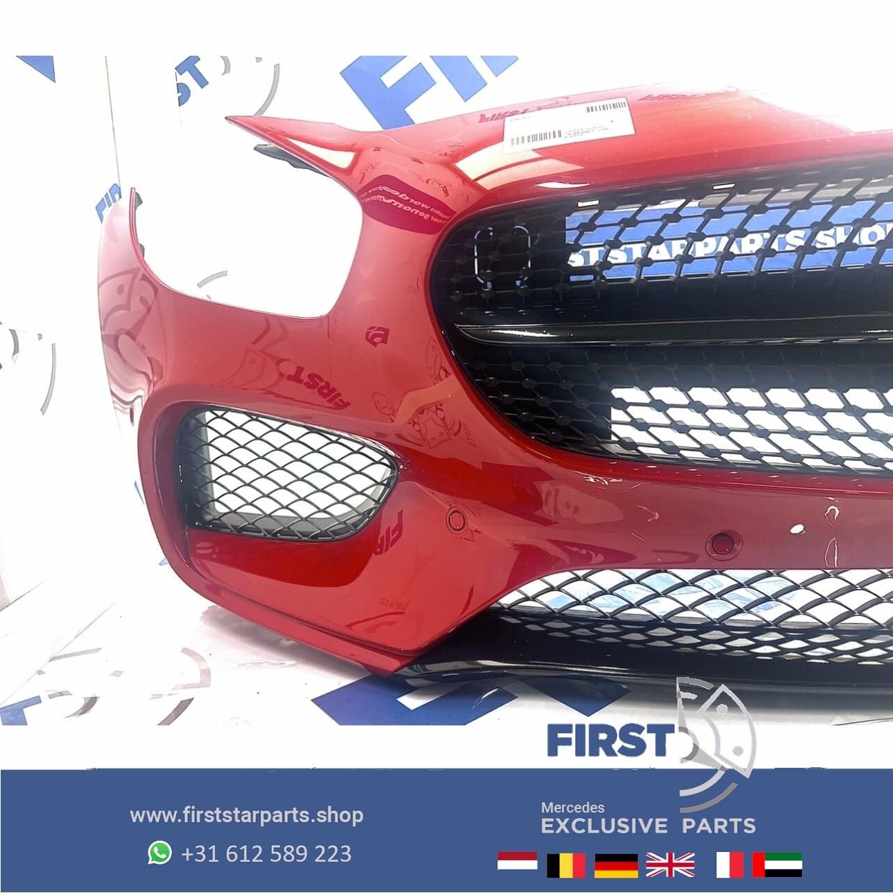 W190 AMG GT VOORBUMPER COMPLEET Mercedes GT GTC GTS AMG ORIG, Autos : Pièces & Accessoires, Utilisé, -, Avant, -