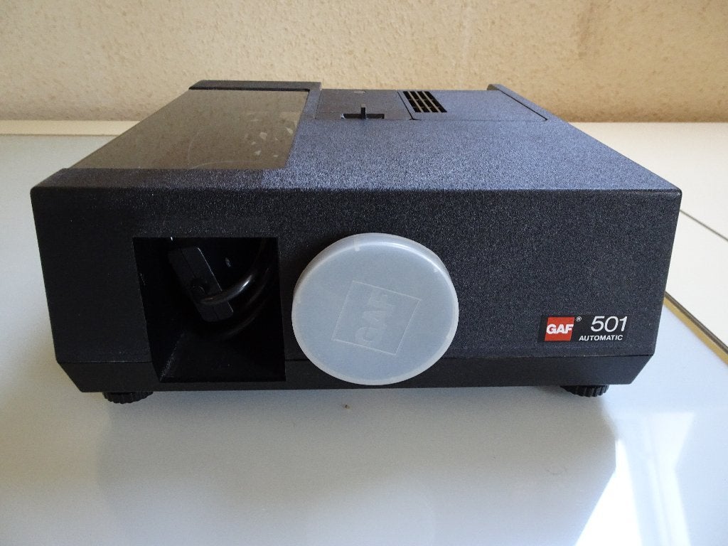 diaprojector GAF 501 automatic, Audio, Tv en Foto, Ophalen, Gebruikt