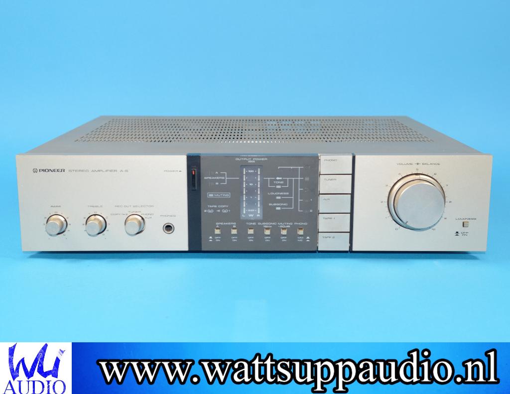 Pioneer A-6 Vintage/VU-Meters Amplificateur stéréo, Enlèvement ou Envoi, 60 à 120 watts, Stéréo, Pioneer