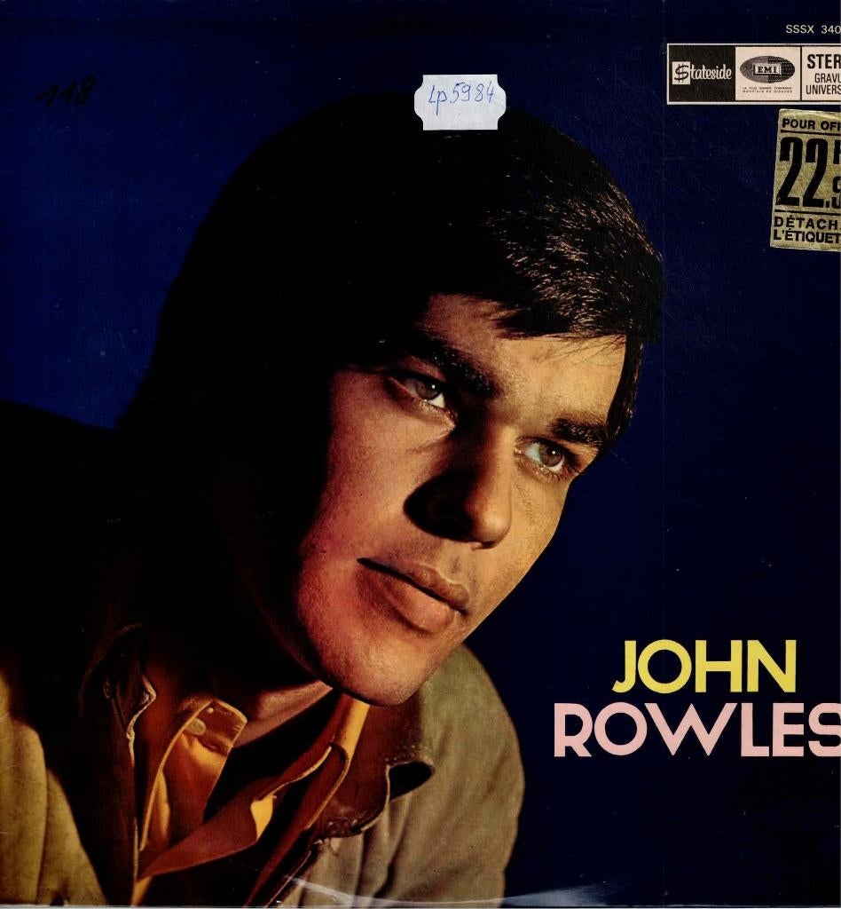 Vinyl, LP  /  John Rowles – John Rowles, Ophalen of Verzenden, Overige formaten