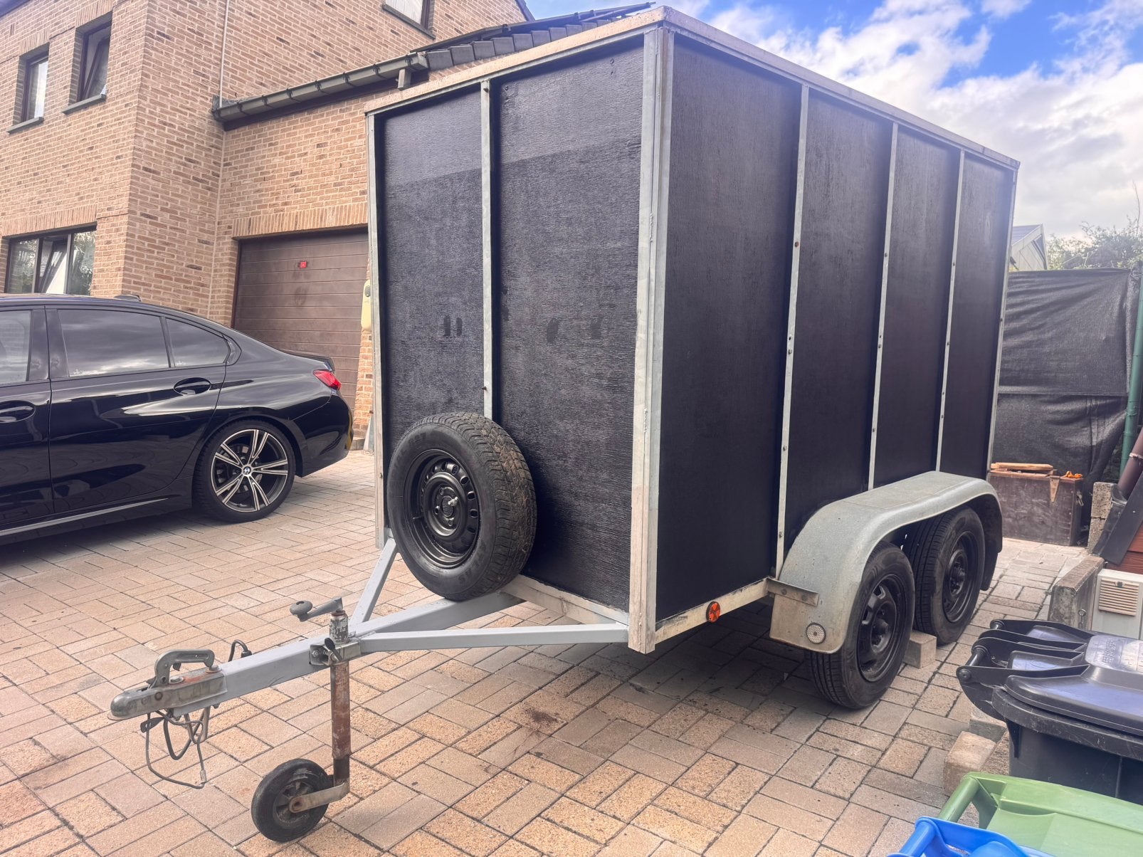 Gesloten aanhangwagen 750kg, Enlèvement, Comme neuf