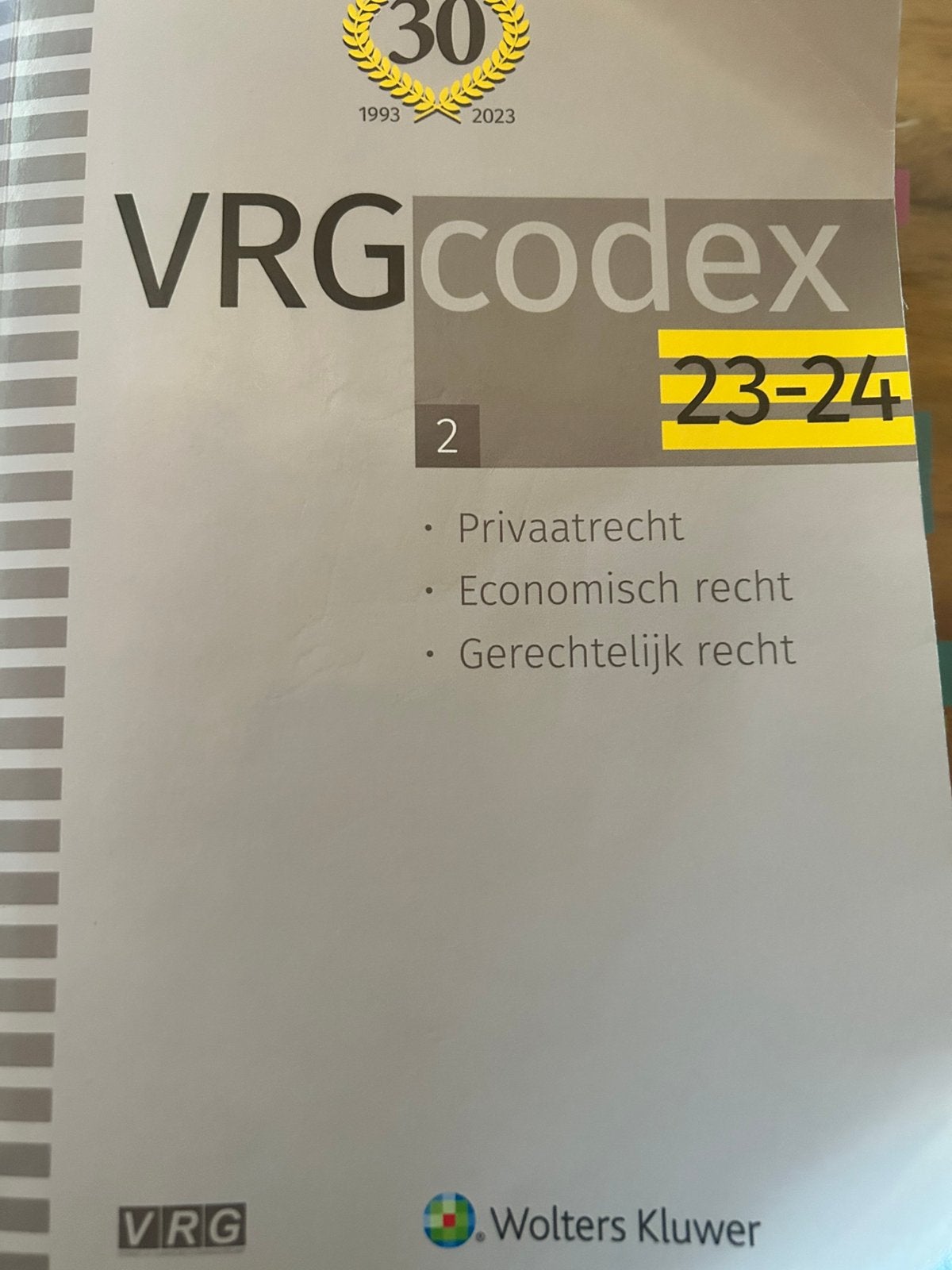 VRG Codex 2023-2024, Enlèvement