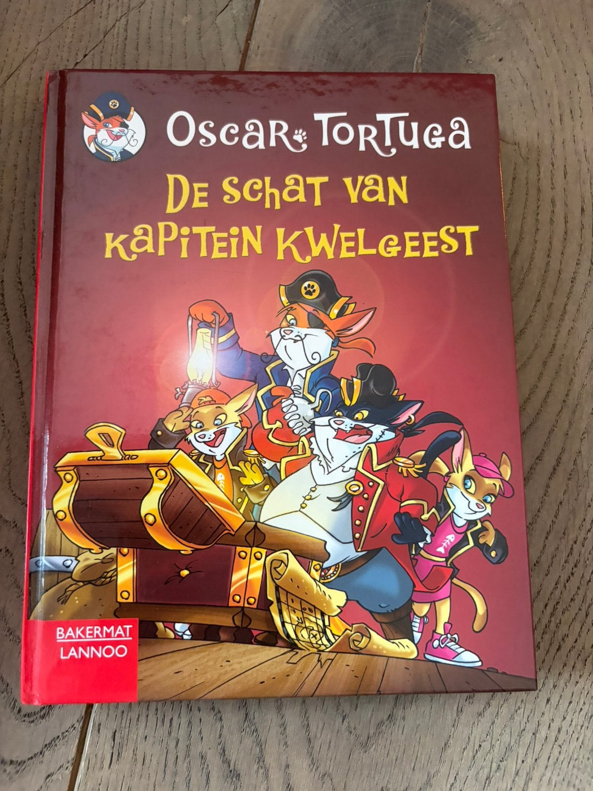 Oscar Tortuga - 3 - De schat van kapitein kwelgeest, Ophalen of Verzenden, Zo goed als nieuw, Fictie algemeen