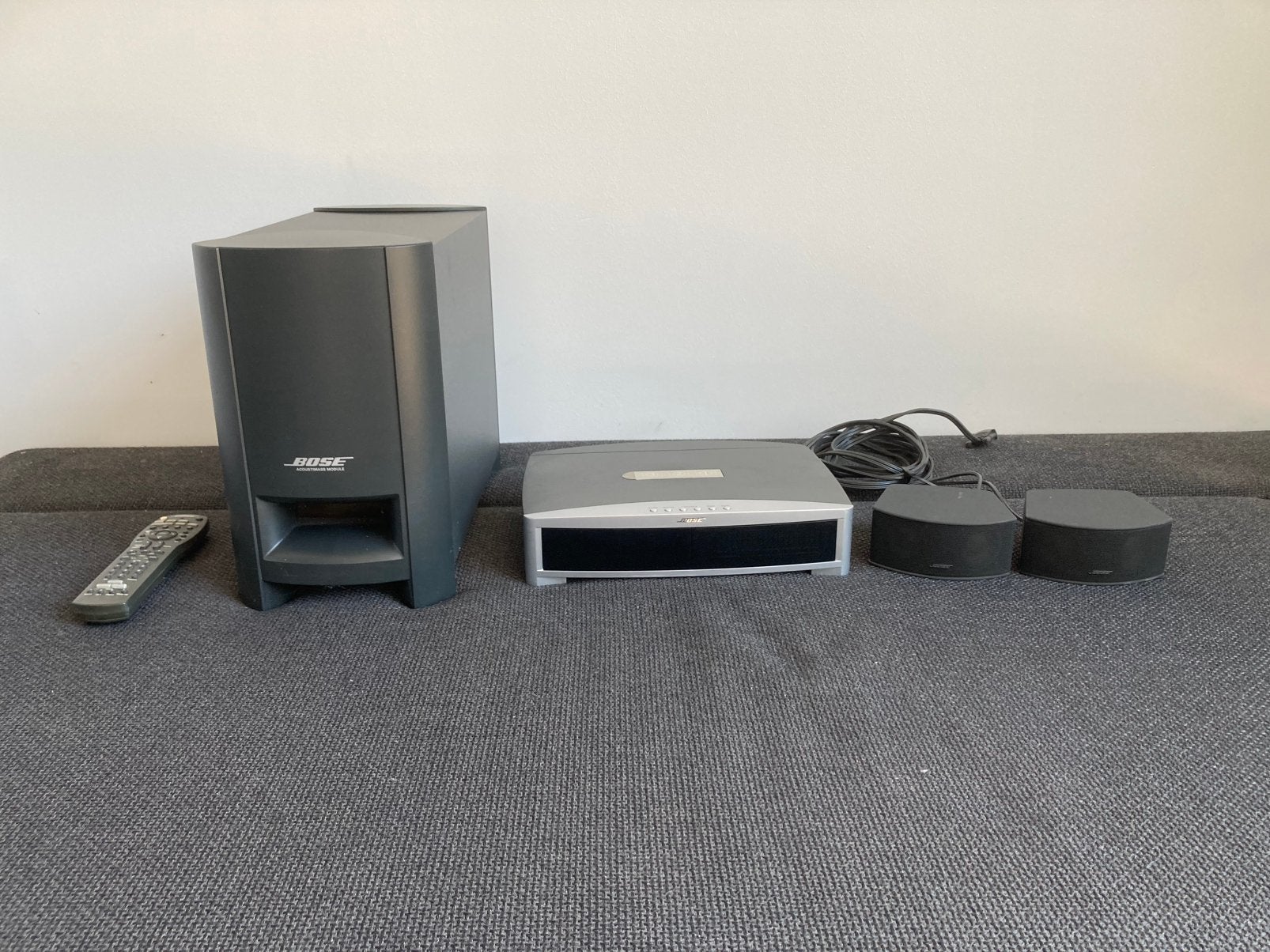 Bose 3.2.1 zwart, inclusief alle kabels en documentatie., Audio, Tv en Foto, Home Cinema-sets, 70 watt of meer, Zo goed als nieuw