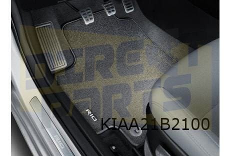 Kia Rio V Mattenset (4x) velours tekst "Rio" Origineel! H814, Neuf, Kia, -, -