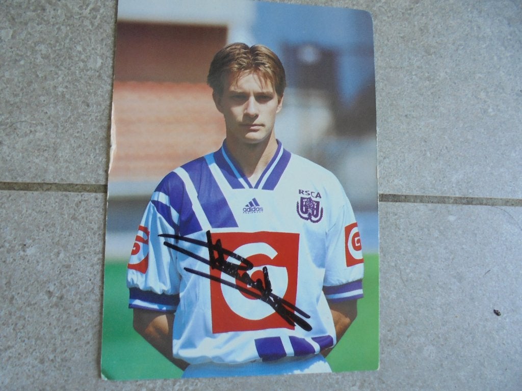 Gehandtekende foto voetballer Philip Haagdoren, Envoi, Photo