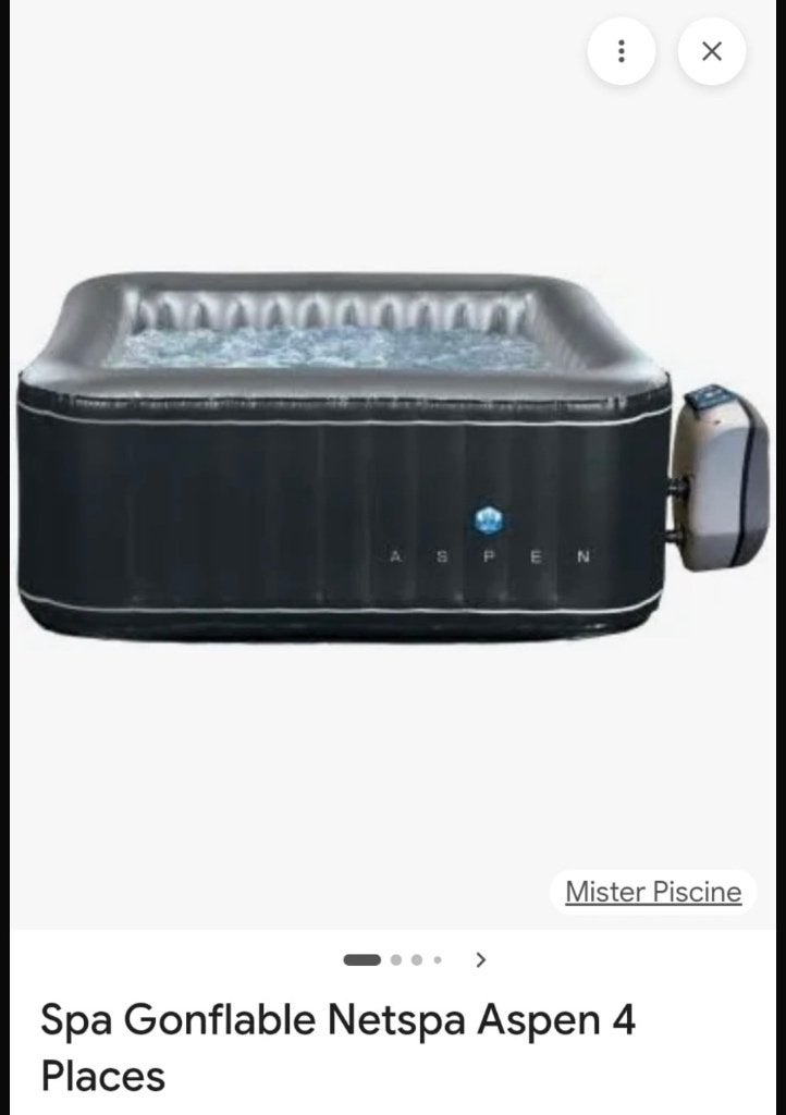 Jacuzzi 4 personnes, Ophalen of Verzenden, Zo goed als nieuw, Pomp