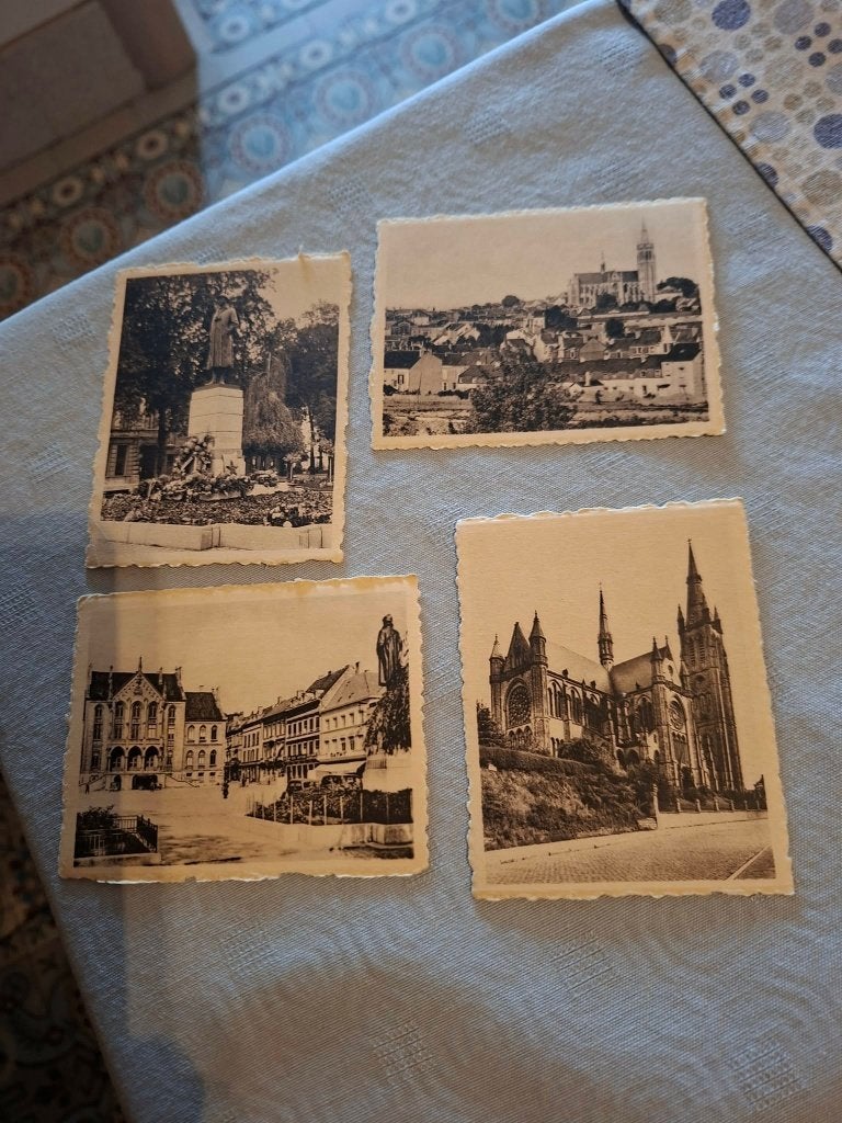 4 Prentjes/Chromo's : Aarlen - Arlon / de Beukelaar, Enlèvement ou Envoi, Utilisé, Gravure