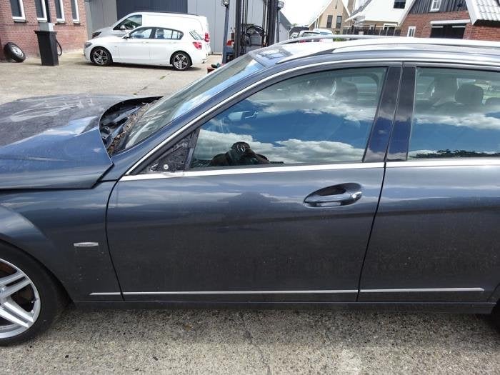 Portière 4portes avant gauche d'un Mercedes C-Klasse (755), 3 mois de garantie, Utilisé, Porte, -
