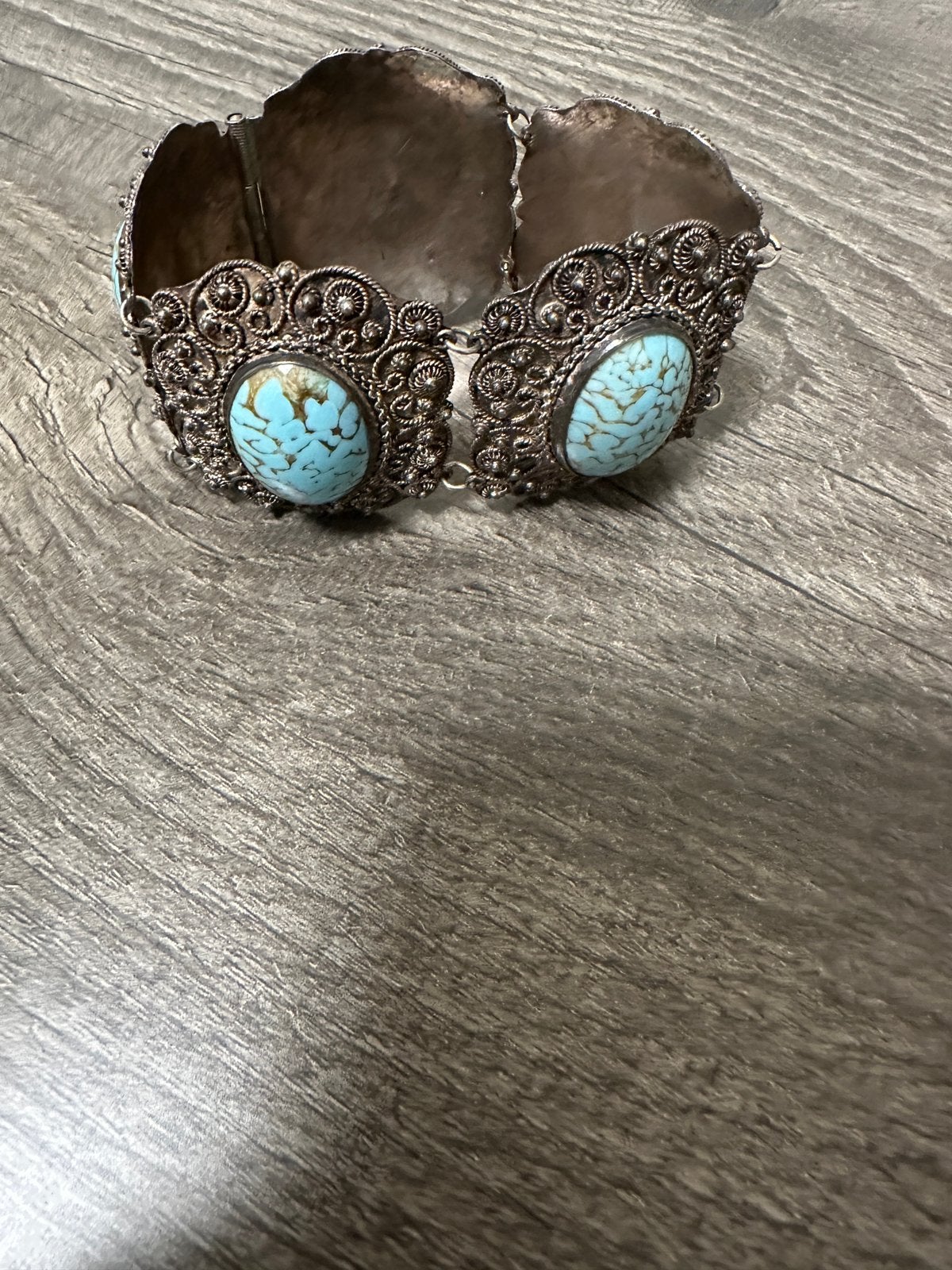 Vintgae armband, Handtassen en Accessoires, Ophalen of Verzenden, Zo goed als nieuw, Zilver, Zilver