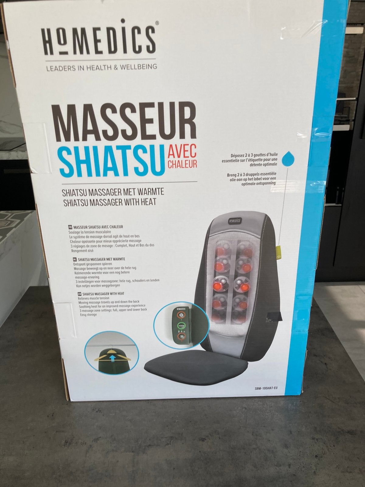 Masage toestel met verwarming., Sports & Fitness, Produits de massage, Enlèvement, Comme neuf