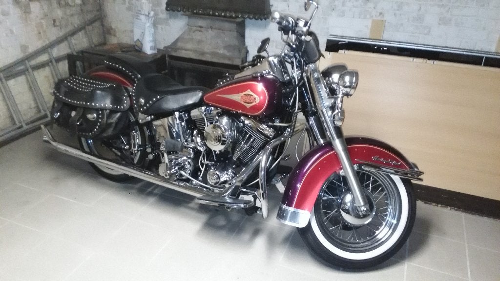 Harlery Davidson Softail Heritage 1996, Motoren, Motoren | Harley-Davidson, 2 cilinders, Sportuitlaat, 1340 cc, Motorrijbewijs A