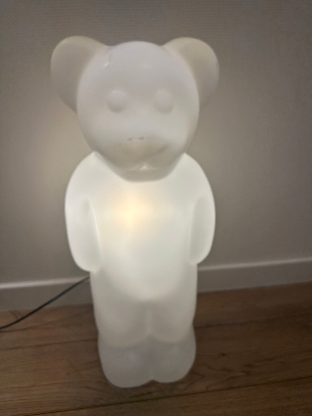 Originele vintage lumibar /lumibeer, 57 cm, Gebruikt, Overige merken, Wit