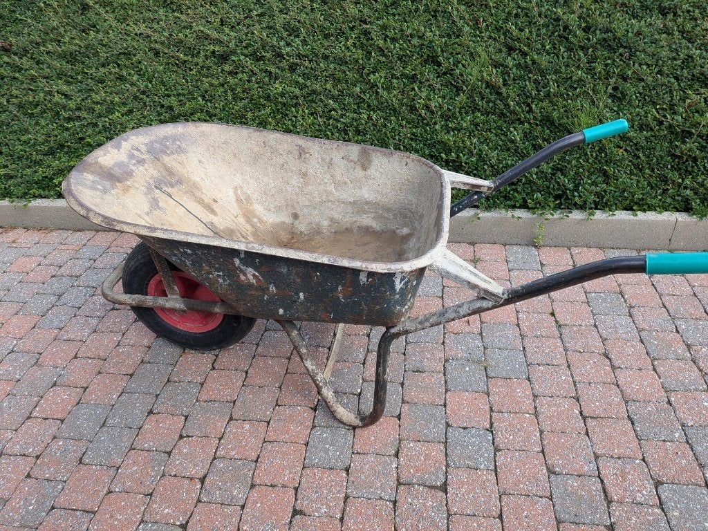 Brouette de chantier / jardin renforcée, Enlèvement, Utilisé, Manuelle, À une roue