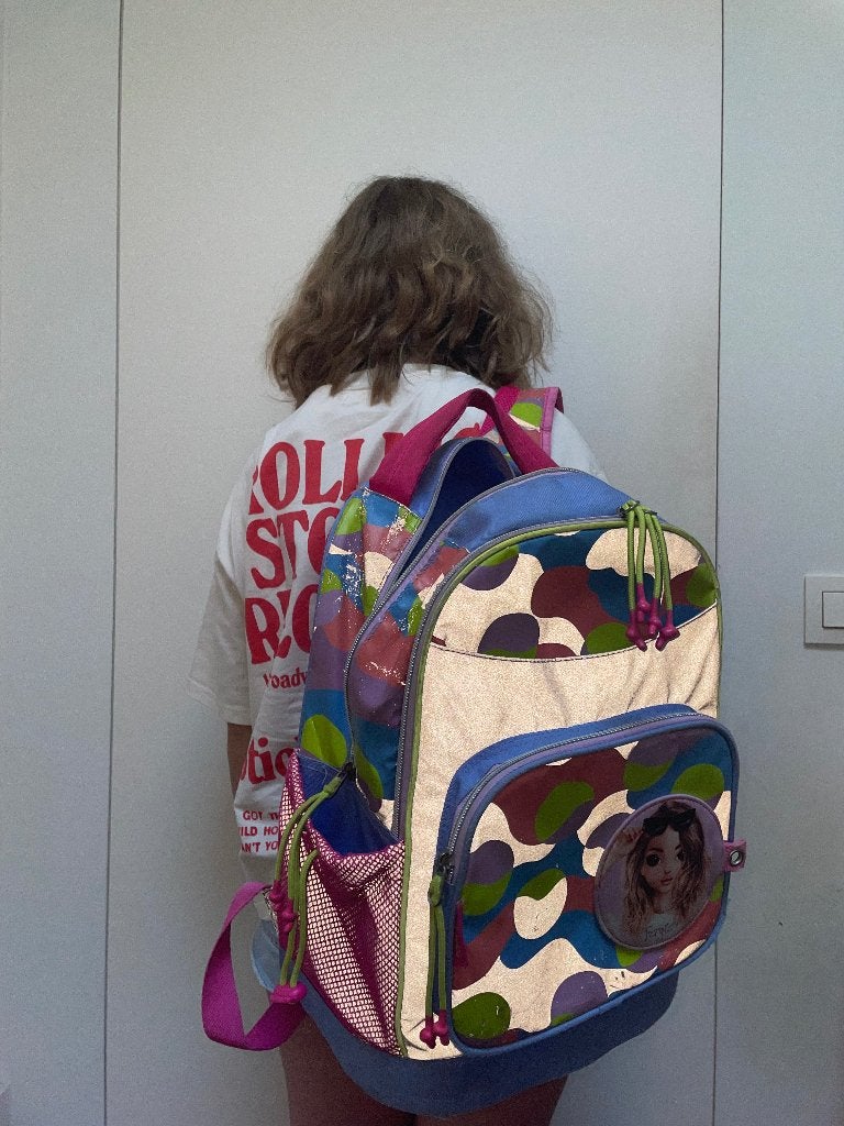 Boekentas Topmodel, Handtassen en Accessoires, Gebruikt, Rugtas, 40 tot 50 cm, Ophalen of Verzenden